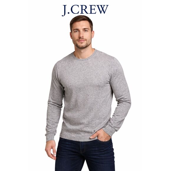 J. Crew Other - J.Crew Cashmere Crewneck Sweater Gray XXL Classic Minimalist Luxury